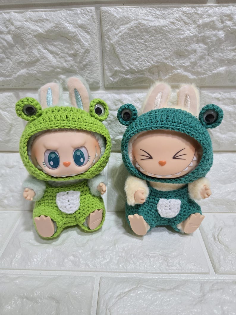 Labubu outfits Froggy Forest Romper (No Doll Included)