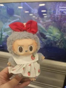 Labubu outfits Little Red Forest Set (No Doll Included)
