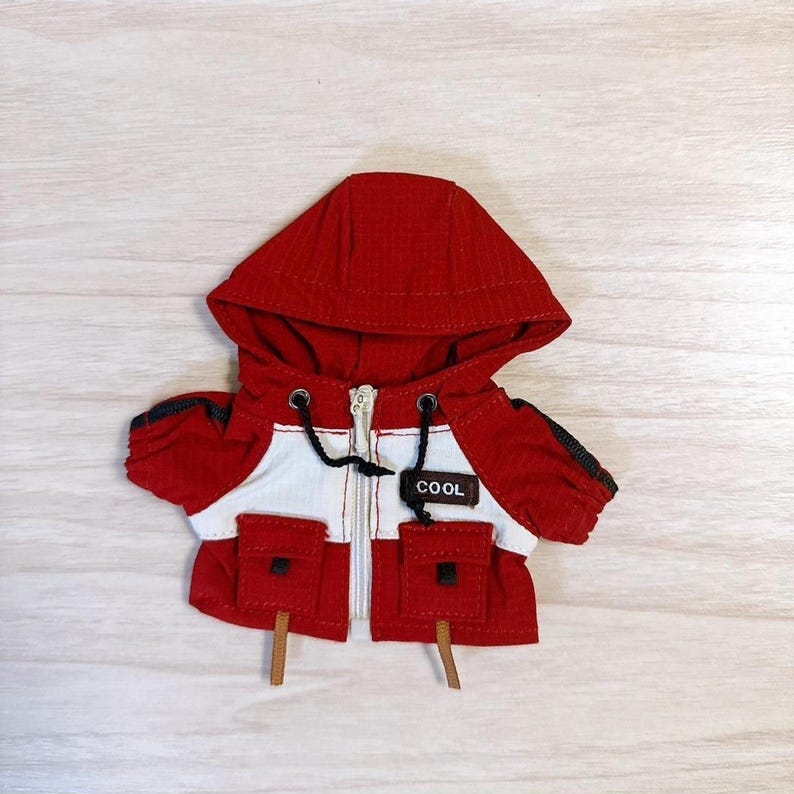 Labubu outfits Whimsical Costume Set – Taiyaki Fish / Red Cape Explorer (No Doll Included)