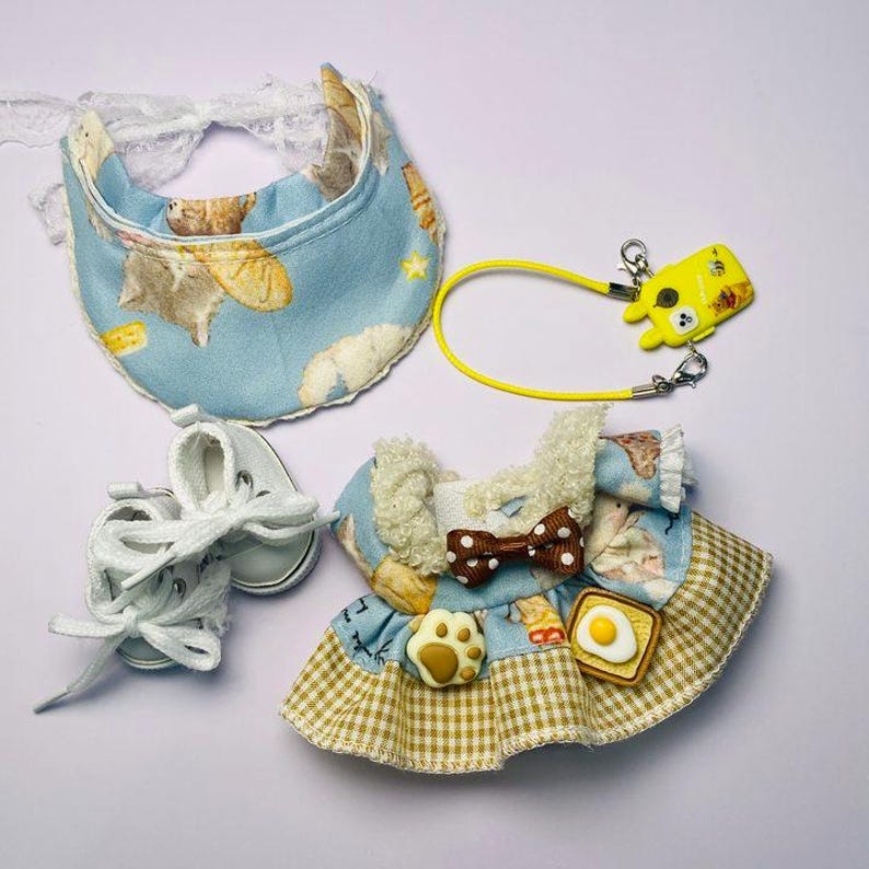 Labubu outfits Spring Bee Picnic Set (No Doll Included)