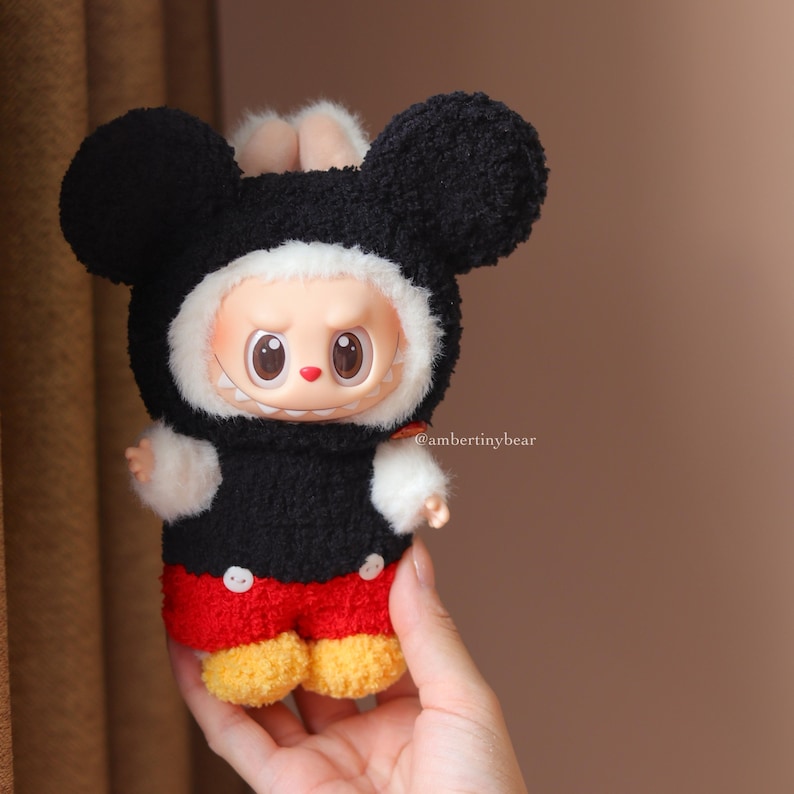 Labubu Outfits Mickey Couple Style (Boy & Girl Options Available) – No Doll Included