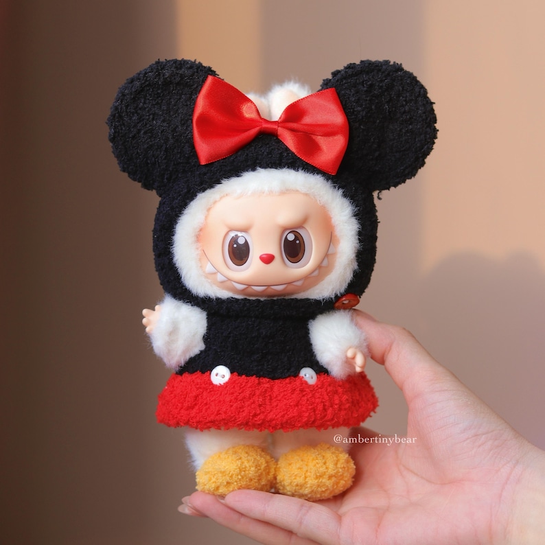 Labubu Outfits Mickey Couple Style (Boy & Girl Options Available) – No Doll Included