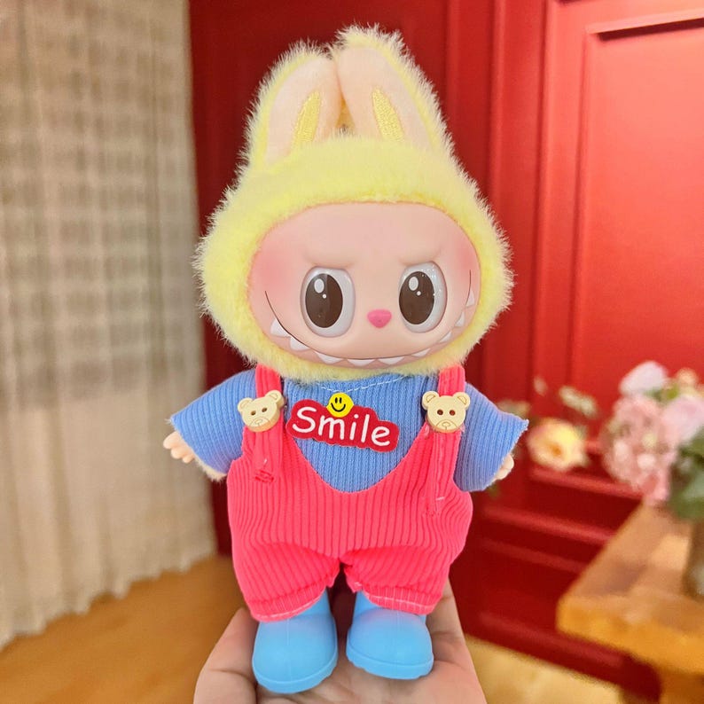 Labubu outfits Sunny Bunny Wardrobe Collection (No Doll Included)
