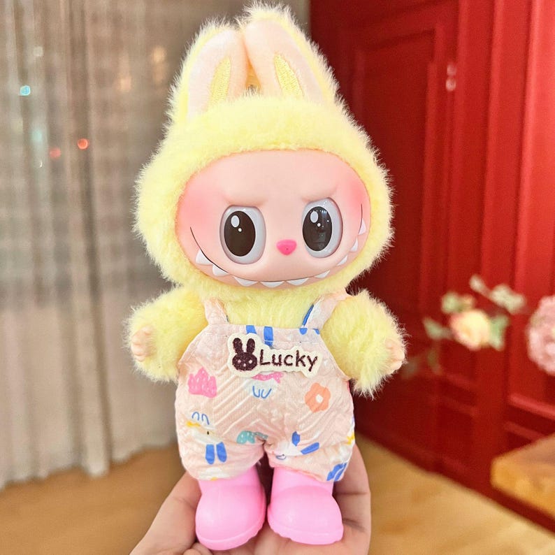 Labubu outfits Sunny Bunny Wardrobe Collection (No Doll Included)