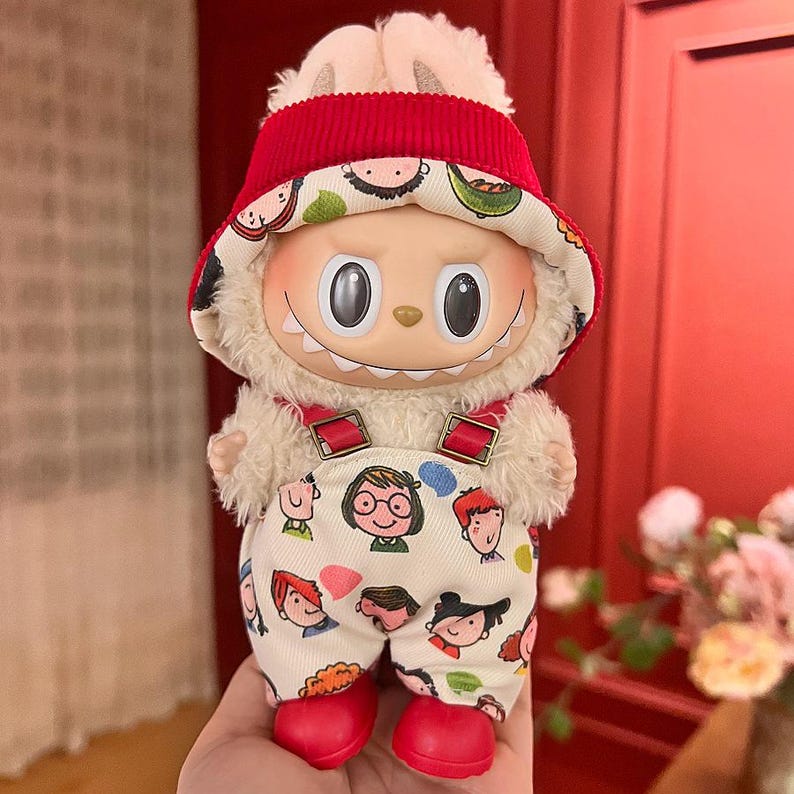 Labubu outfits Sunny Bunny Wardrobe Collection (No Doll Included)