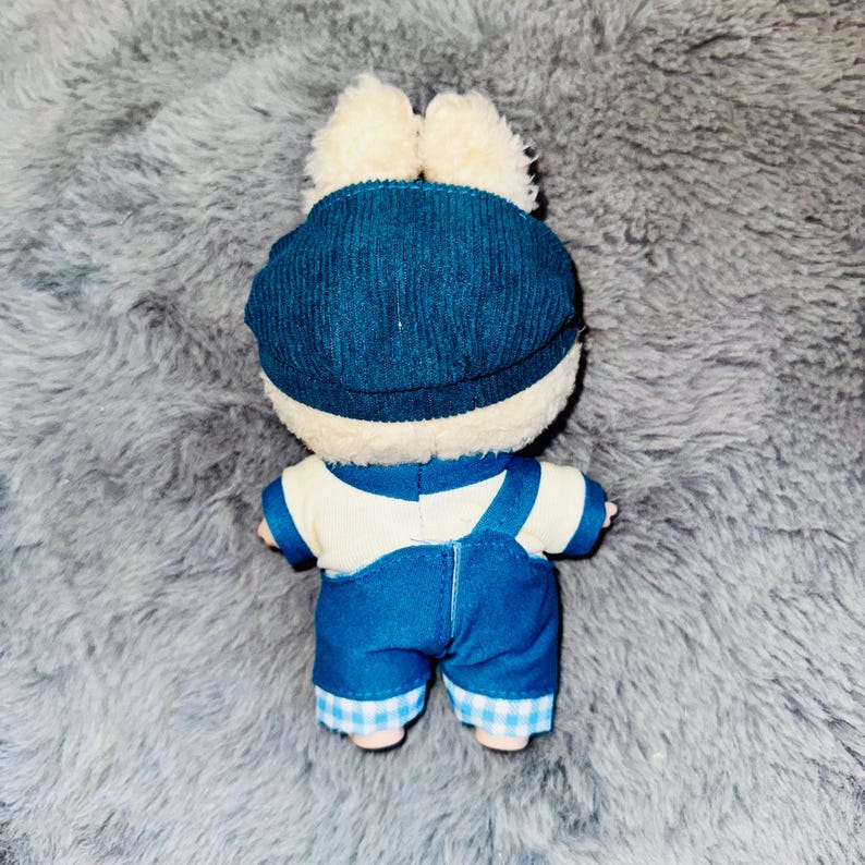 Labubu outfits Sporty Team Uniform Set – Blue / Pink Edition (No Doll Included)