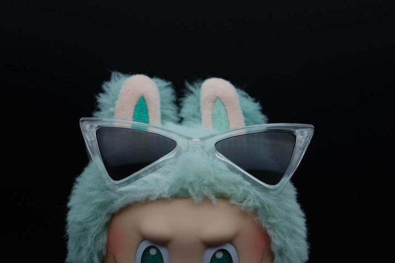 Labubu Outfits – Graphic Tee & Denim Pants Set (No Doll Included)