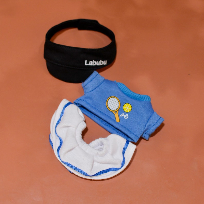 Labubu outfits Varsity Tennis Club Set (No Doll Included)