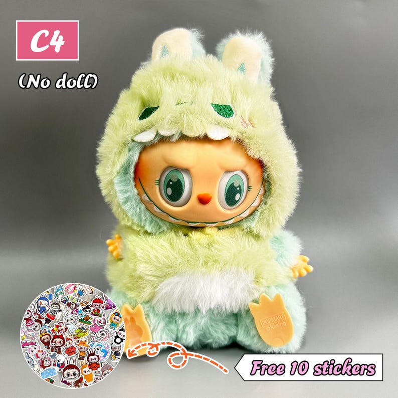 Labubu outfits Mix & Match Critter Combo (No Doll Included)