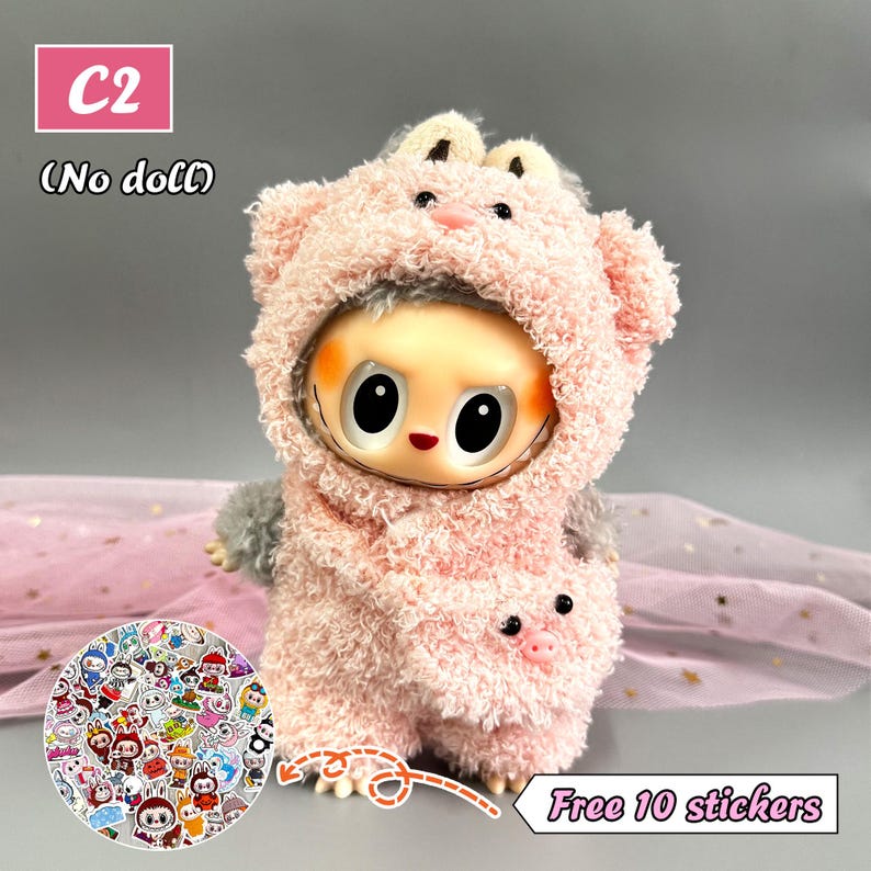 Labubu outfits Mix & Match Critter Combo (No Doll Included)