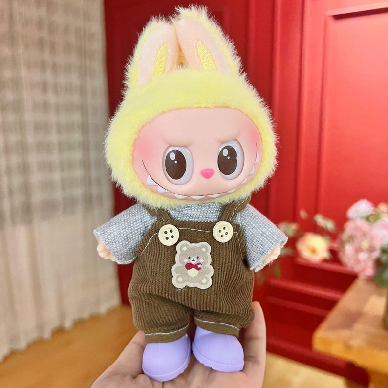 Labubu outfits Sunny Bunny Wardrobe Collection (No Doll Included)