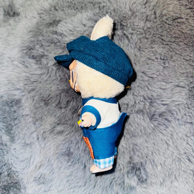 Labubu outfits Sporty Team Uniform Set – Blue / Pink Edition (No Doll Included)