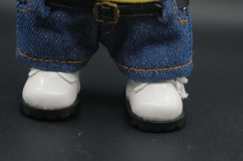 Labubu Outfits – Graphic Tee & Denim Pants Set (No Doll Included)