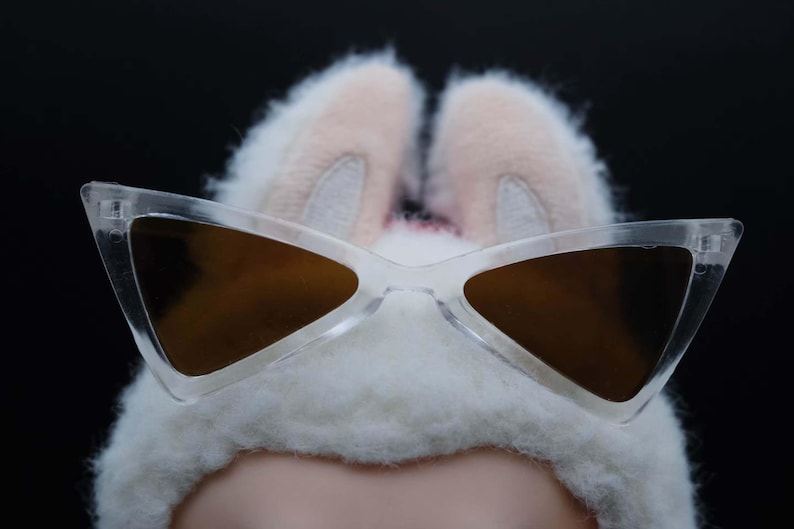 Labubu Outfits – Graphic Tee & Denim Pants Set (No Doll Included)