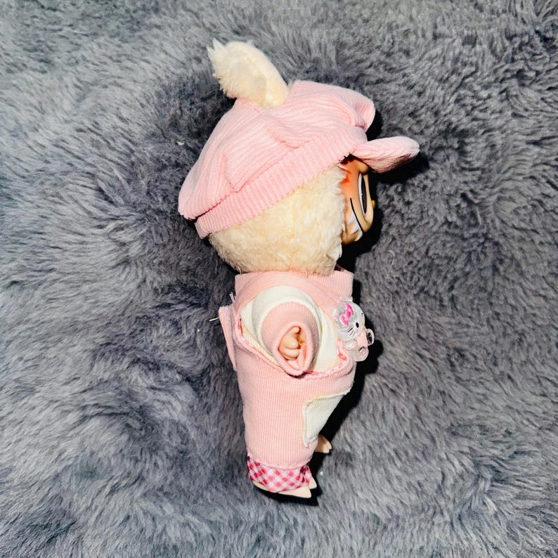 Labubu outfits Sporty Team Uniform Set – Blue / Pink Edition (No Doll Included)