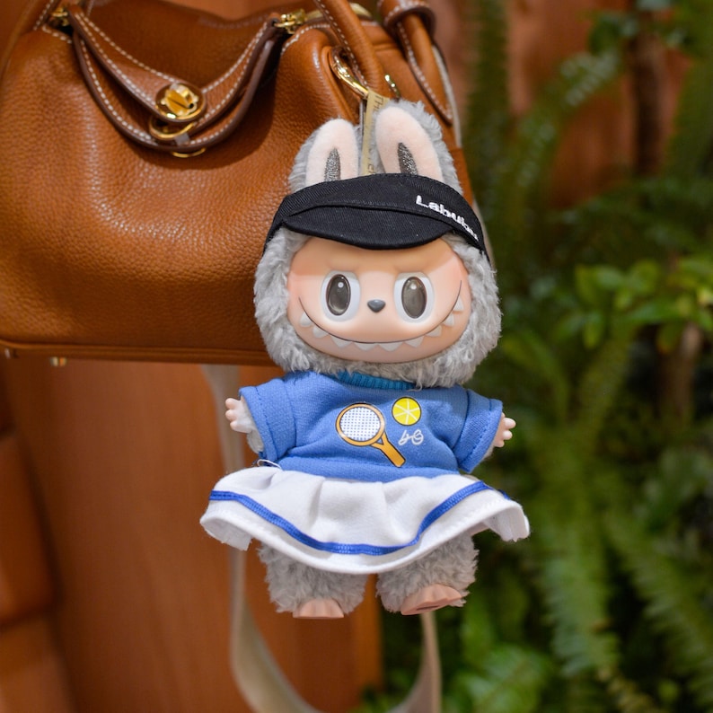 Labubu outfits Varsity Tennis Club Set (No Doll Included)