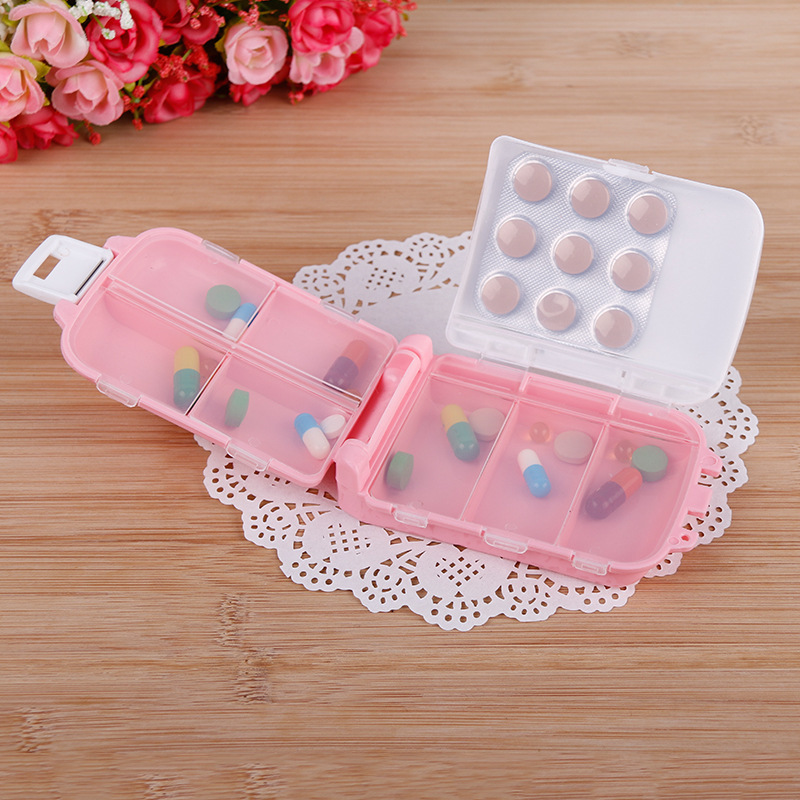 Hellokitty Pill Organizer-Pill Boxes for Travel Pill case Vitamins Fish Oil Supplements, Medication Organizer Dispenser for Fish Oils, Vitamin Holder Supplement