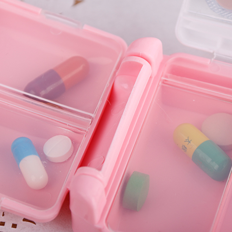 Hellokitty Pill Organizer-Pill Boxes for Travel Pill case Vitamins Fish Oil Supplements, Medication Organizer Dispenser for Fish Oils, Vitamin Holder Supplement