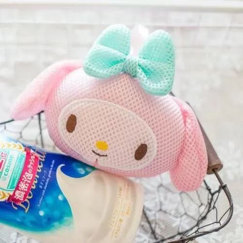 Sanrio Shower Ball Gentle Exfoliating Bath Sponge Loofah Pouf