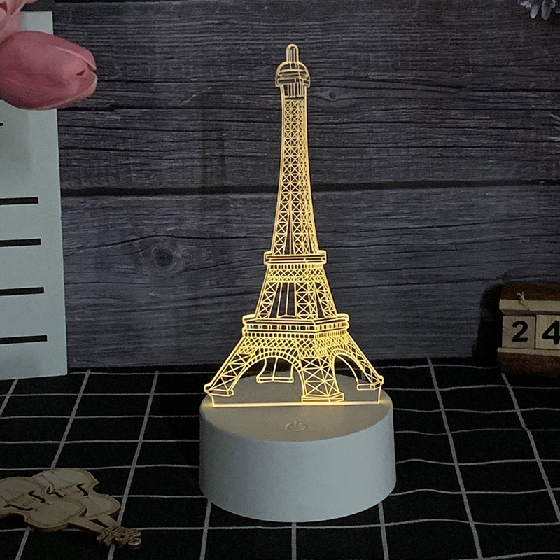 Sanrio 3D LED Optical Illusion Sleep Night Light 3/7 Colors Bedroom Decor Table Lamp Birthday Xmas Gifts