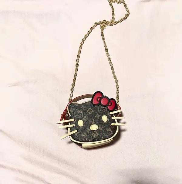 Hellokitty Mini Purse Bag Mini Top Handle Clutch Crossbody Handbag Mini Cute Purse Lipstick Bag Ladies Accessories Gift