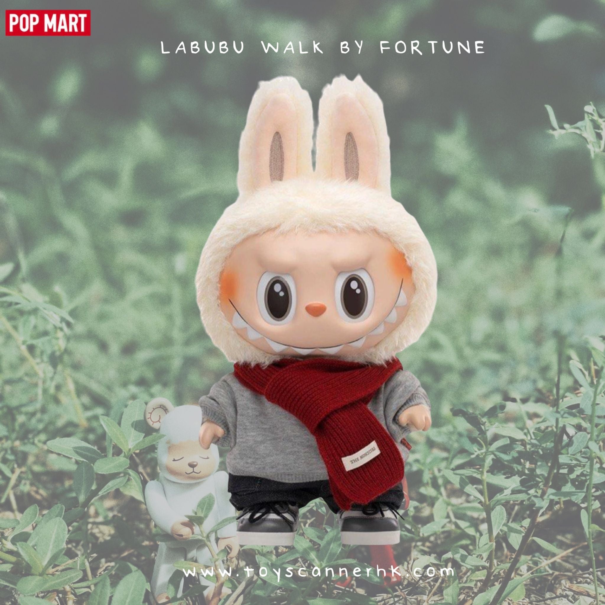 POP MART x How2work LABUBU – Walk by Fortune Soft Vinyl Plush Doll