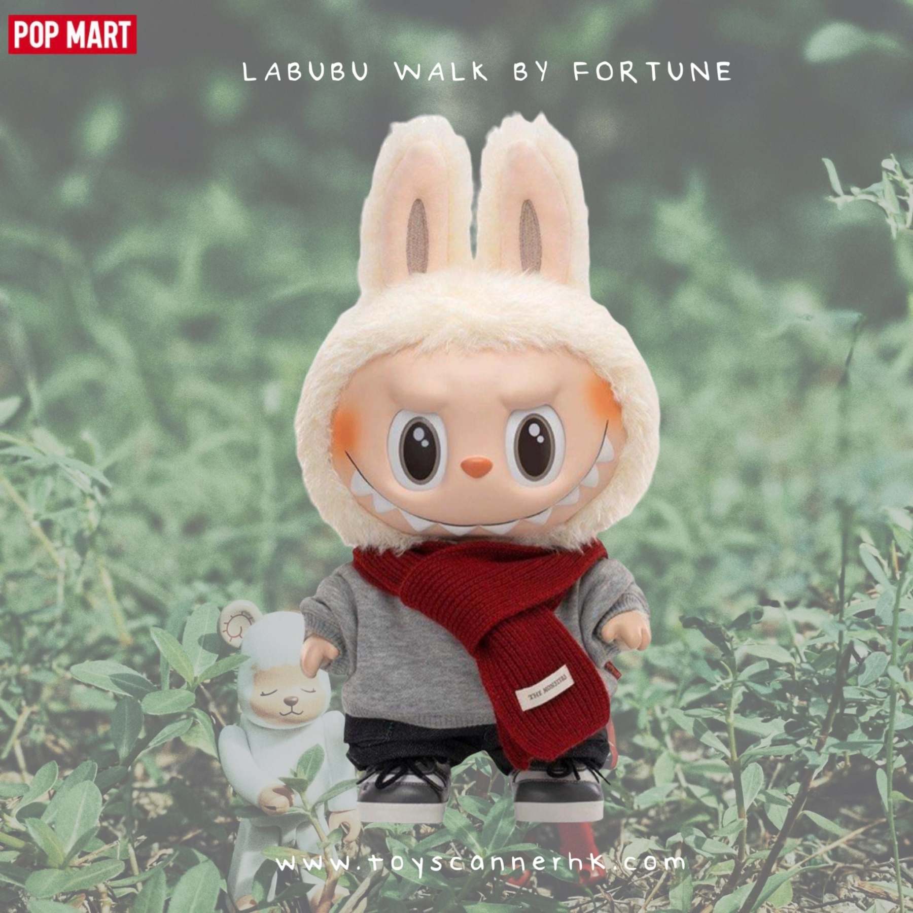 POP MART x How2work LABUBU – Walk by Fortune Soft Vinyl Plush Doll