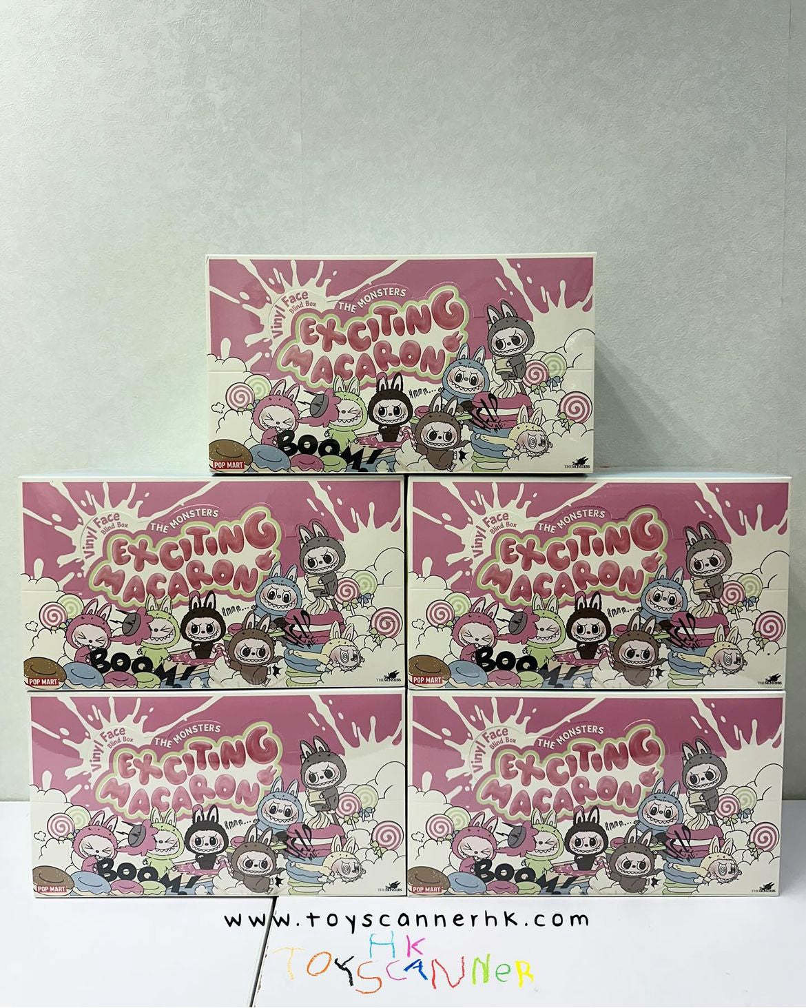 POP MART x THE MONSTERS Heartbeat Macaron Series – Vinyl Face Blind Box Set Factory-Sealed Original Box (Includes 6 Individual Boxes)