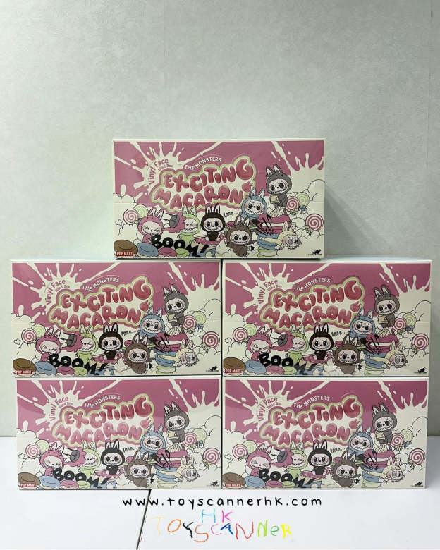 POP MART x THE MONSTERS Heartbeat Macaron Series – Vinyl Face Blind Box Set Factory-Sealed Original Box (Includes 6 Individual Boxes)