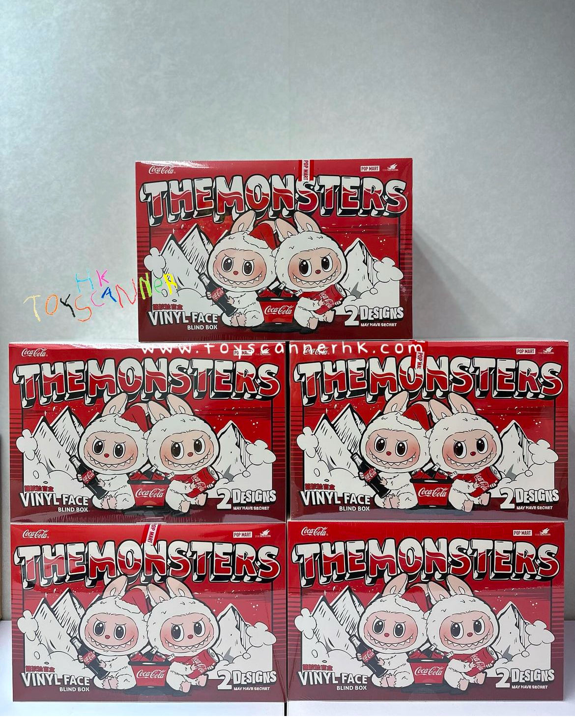 POP MART – THE MONSTERS x Coca-Cola Series Vinyl Face Blind Box Set