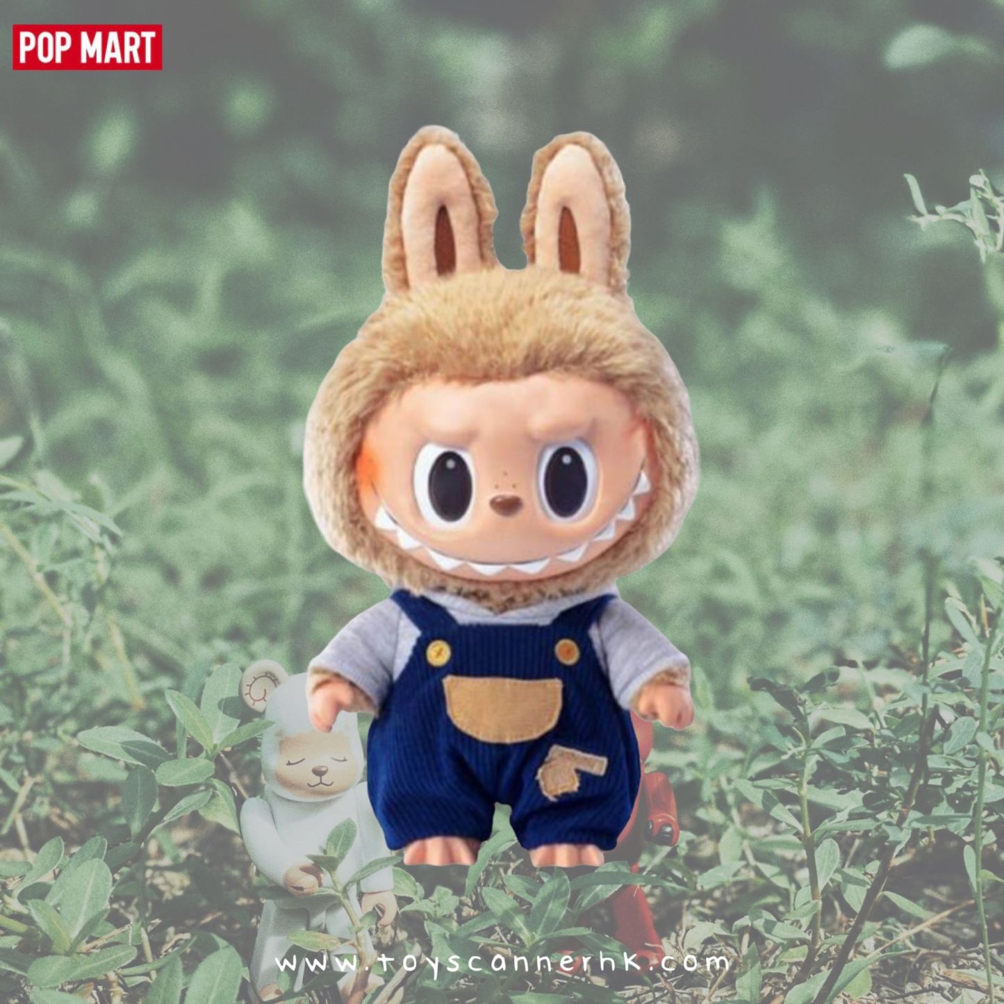 POP MART x How2work LABUBU “Time to Chill” – Soft Vinyl Plush Doll