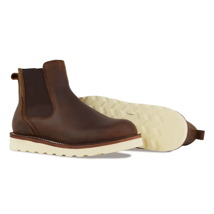 Unisex Chelsea Boots Motorcycle Boots Men's Winter Leather Shoes Hard-Wearing Outdoor Lace Boot Autumn Height Increasing