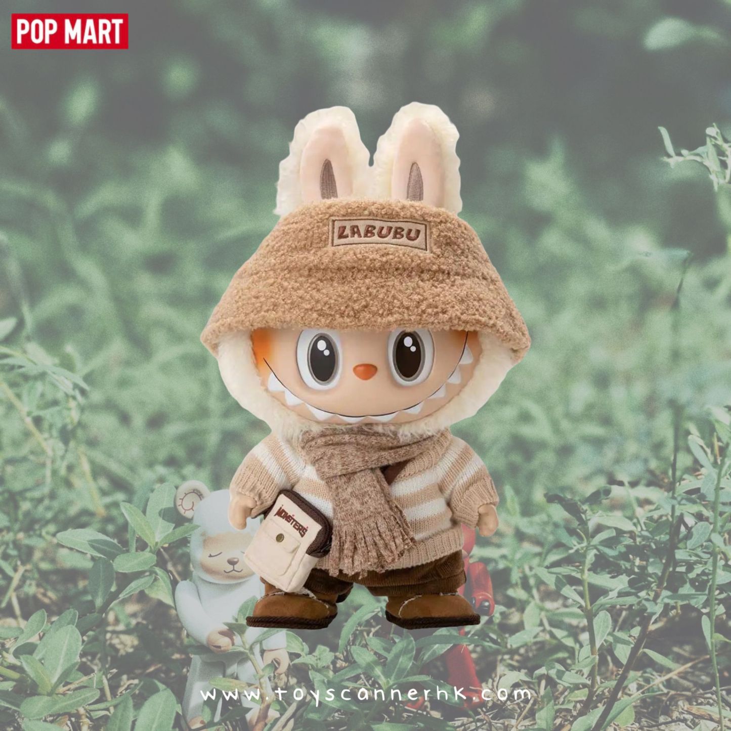 POP MART x How2work LABUBU – Dress Be Latte Soft Vinyl Plush Doll