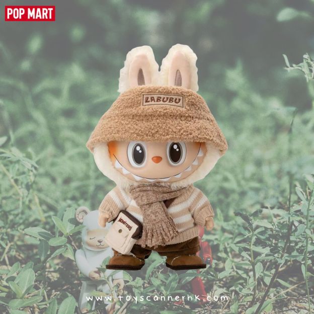 POP MART x How2work LABUBU – Dress Be Latte Soft Vinyl Plush Doll