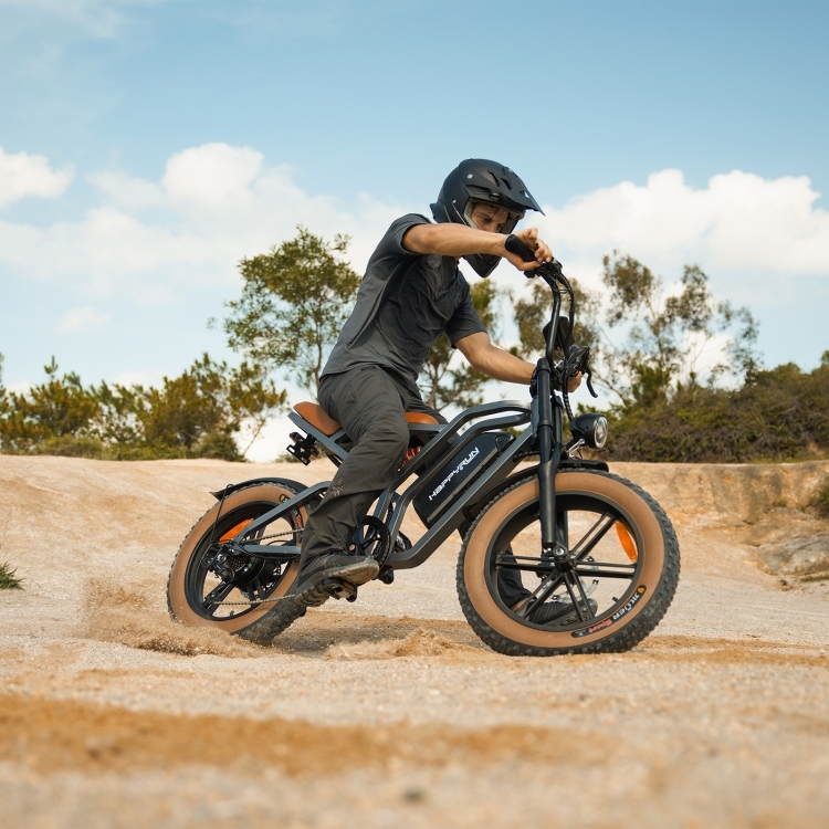 HAPPYRUN G60 750W 48V / 18AH Electric Bicycle with LED Display & 20 inch Tires, US Plug