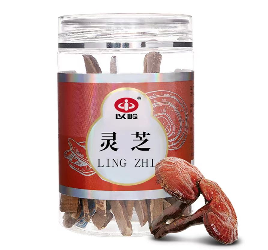 YiLing Ganoderma lucidum slices for drinking with large and uniform sesame gas 30g/can