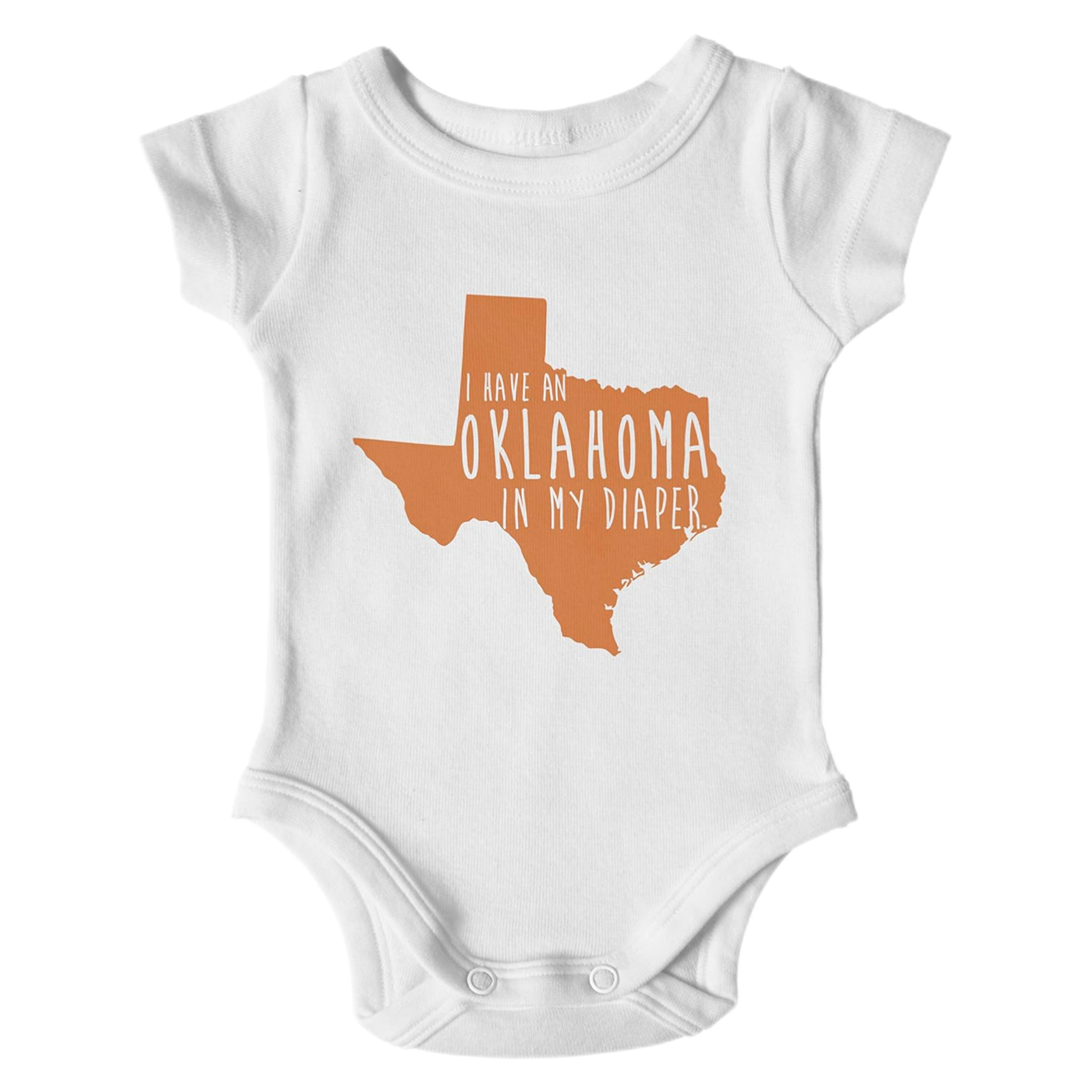 I Have an Oklahoma In My Diaper Baby One Piece