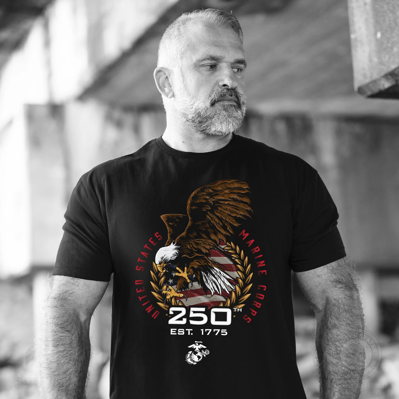 USMC 250th Anniversary Eagle T-Shirt