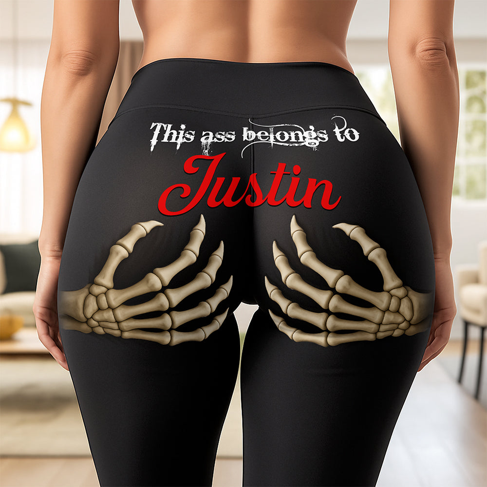 Funny Couple Leggings  - Personalized Gifts For Her 