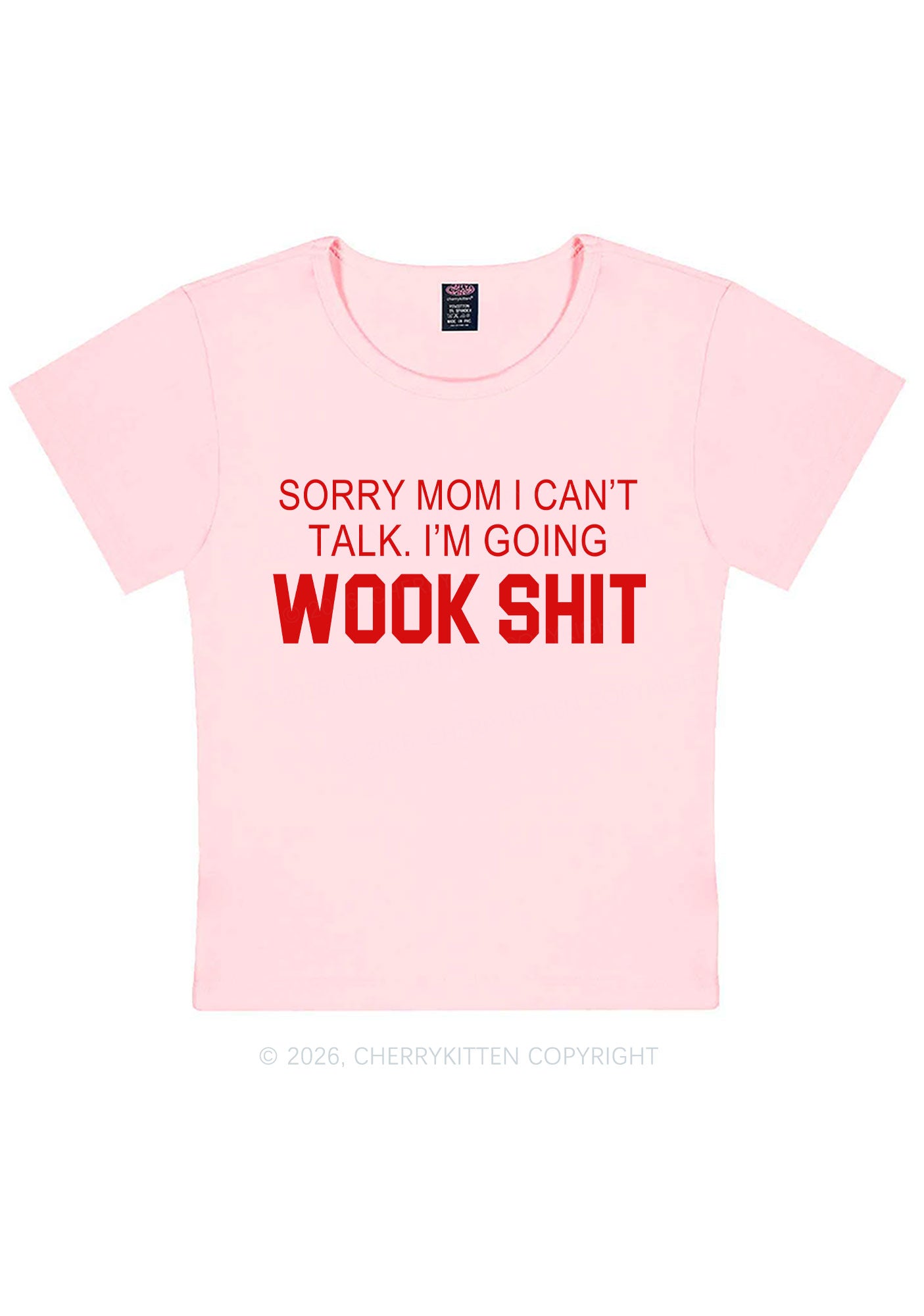 Im Going Wook Shxt Y2K Baby Tee Cherrykitten