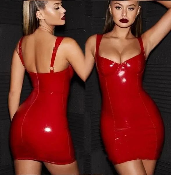 🔥Buy more save more_Sexy solid color ultra short hip-hugging leather skirt