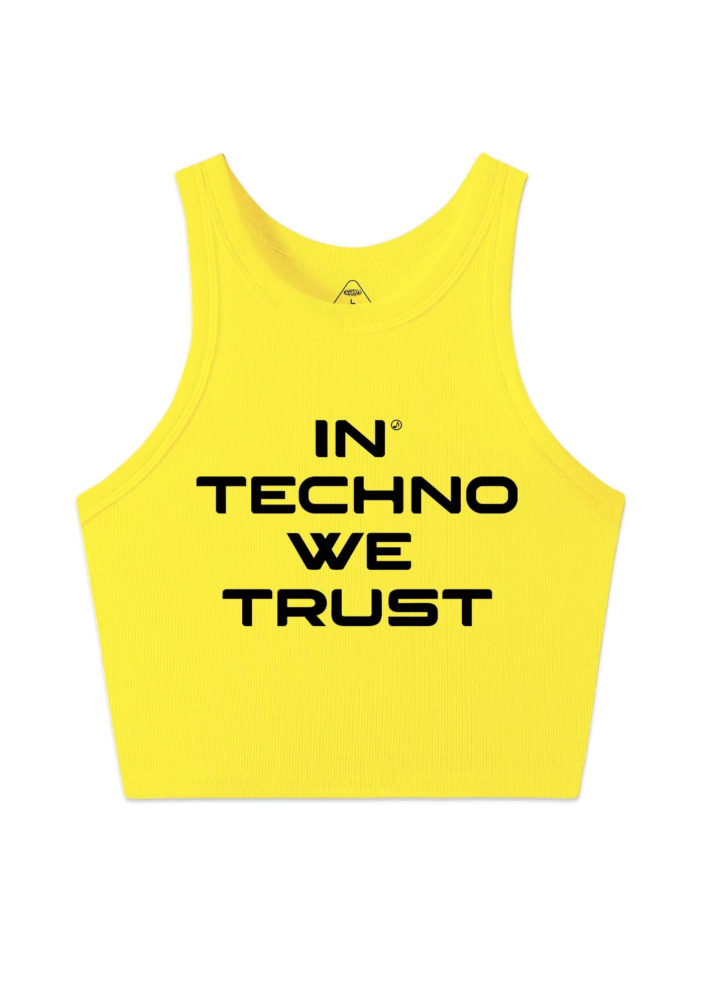 In Techno We Trust Y2K Crop Tank Top Cherrykitten