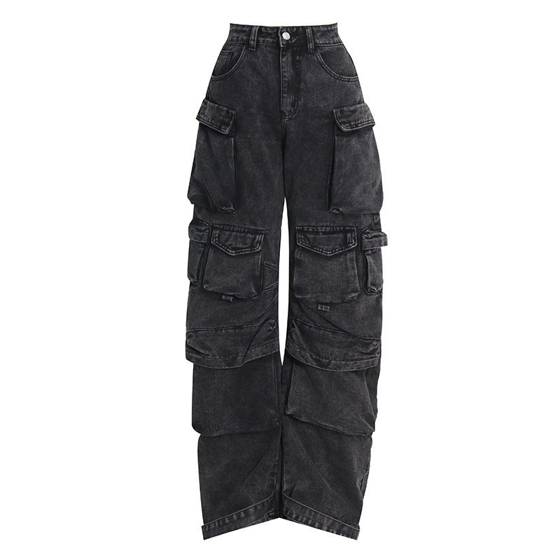 Street Style Cargo Denim