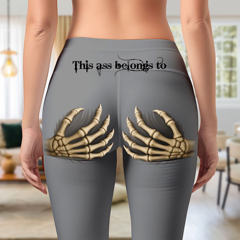 Funny Couple Leggings  - Personalized Gifts For Her 