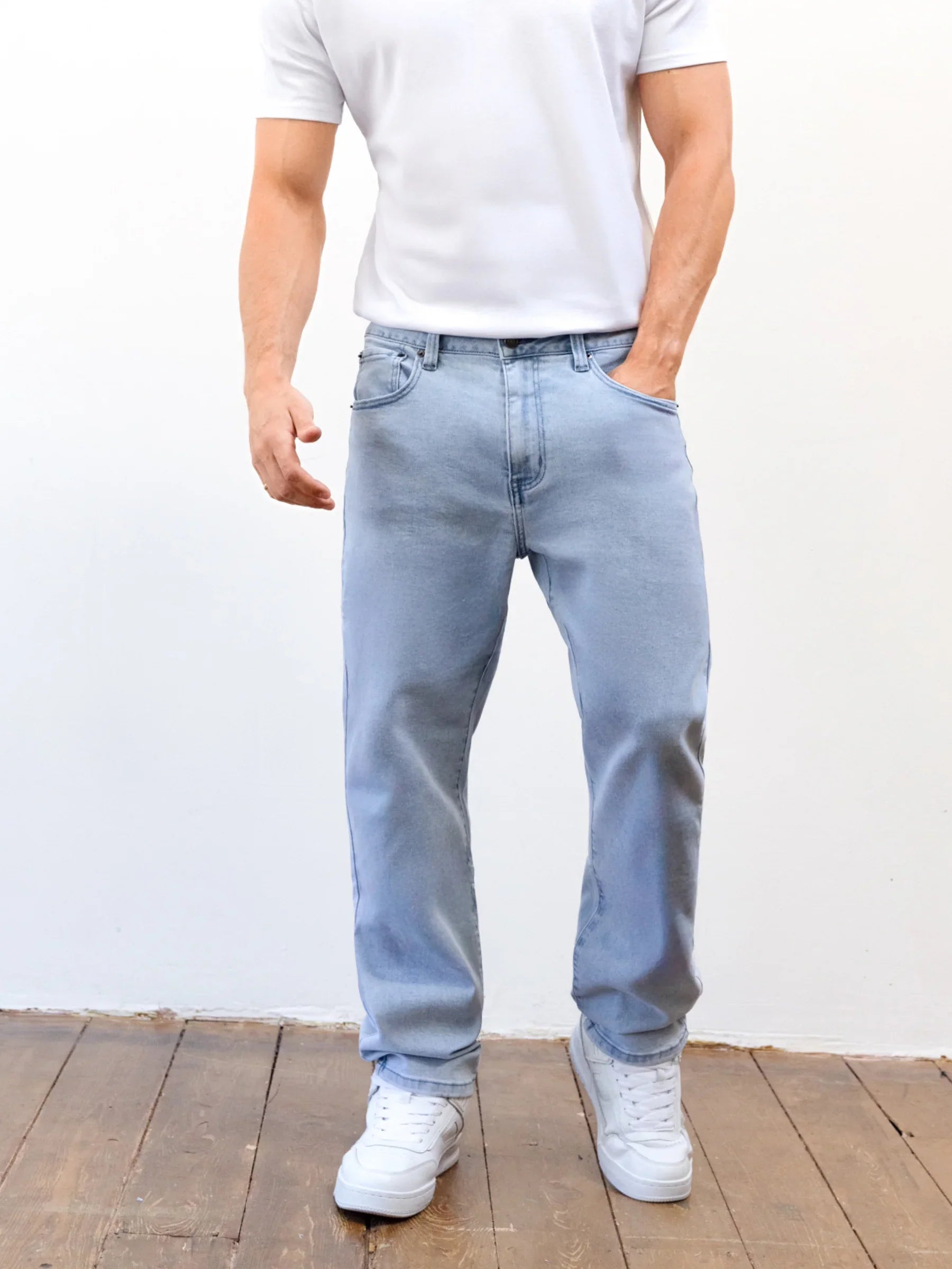 Loose Fitting Jeans - Blue