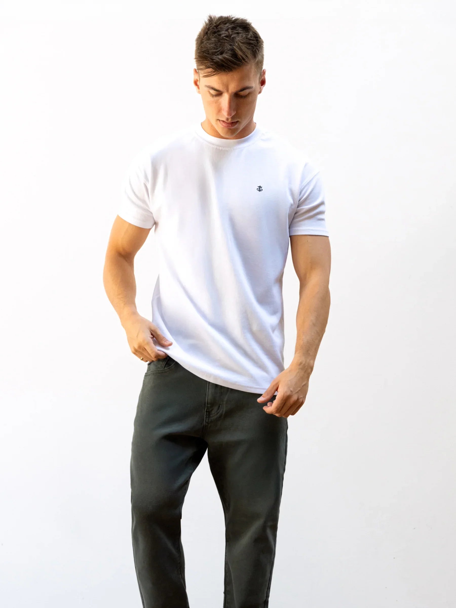 Loose Fitting Jeans - Khaki