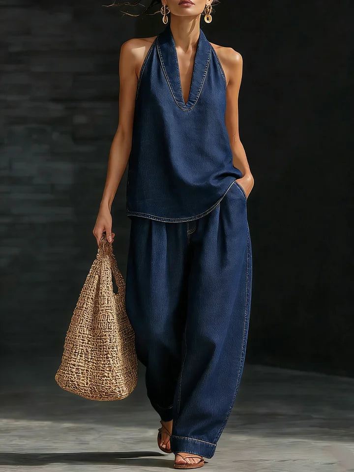 📦📦LAST DAY SAVE 50% ⏰Cozy Minimalist Two-piece Denim Set