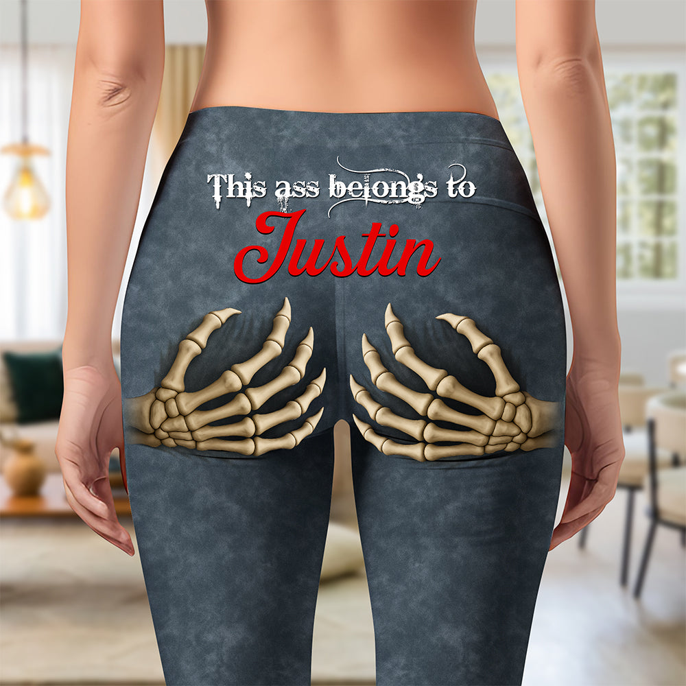 Funny Couple Leggings  - Personalized Gifts For Her 