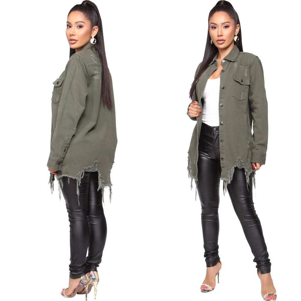 Sexy fashion women's denim jacket