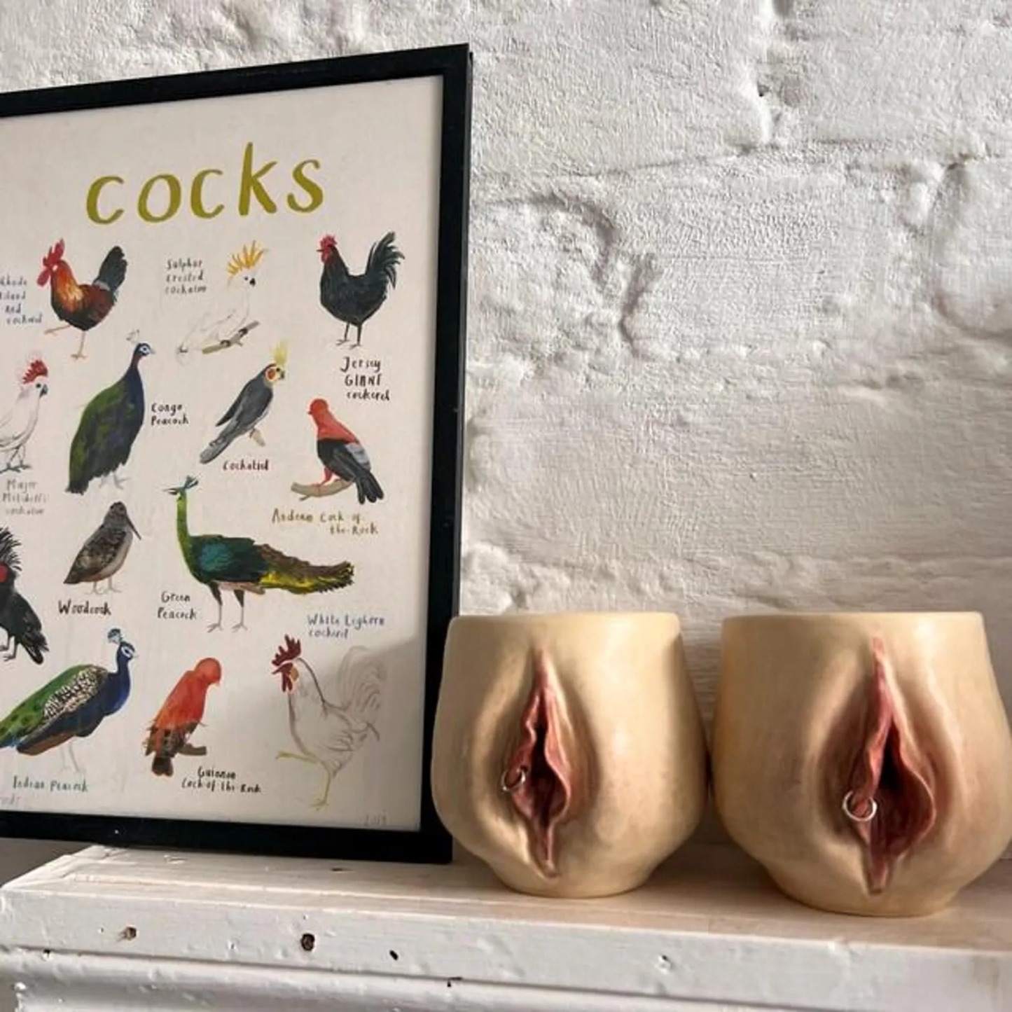 💦Handmade Ceramic Vagina Mugs